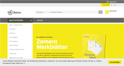 Desktop Screenshot of betonshop.de